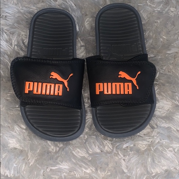 boys puma slides
